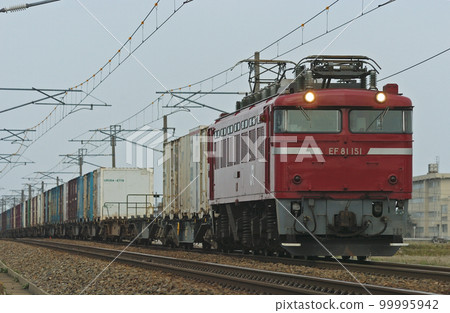 北陸本線加賀笠間~三河 JR東日本EF81-151(長岡) 北陸本線加賀笠間~三河 JR東日本EF81-151(長岡) 99995942
