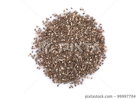 Chia seeds closeup Chia seeds closeup 99997784