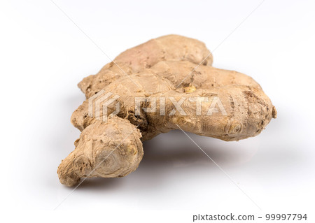 fresh ginger on white background fresh ginger on white background 99997794