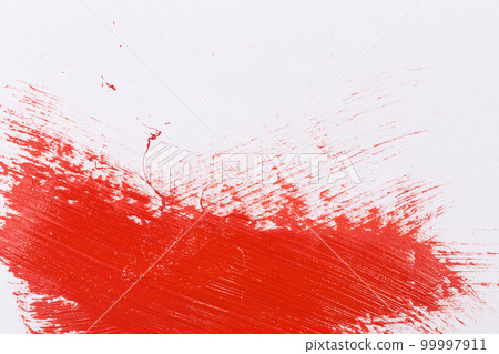 Red stroke of the paint brush Red stroke of the paint brush 99997911
