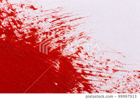 Red stroke of the paint brush Red stroke of the paint brush 99997913