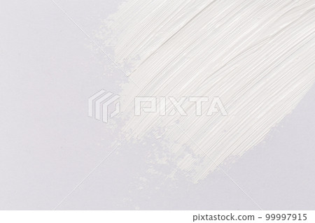 Paint brush stroke over the white paper Paint brush stroke over the white paper 99997915