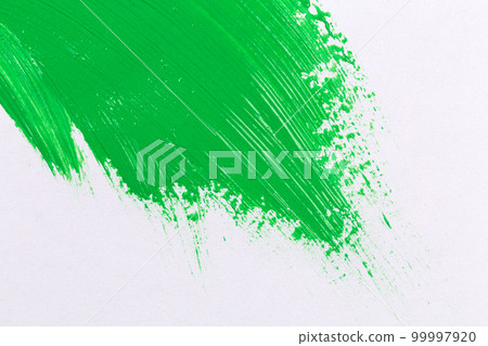 green stroke of the paint brush green stroke of the paint brush 99997920