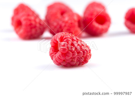 raspberry isolated on white background 99997987