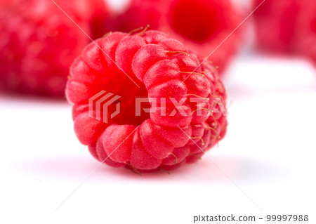 raspberry isolated on white background raspberry isolated on white background 99997988