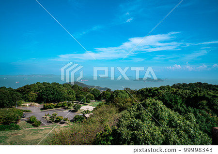 Seto Inland Sea in early autumn seen from Fukuyama Green Line Numakuma Observatory, Fukuyama City, Hiroshima Prefecture Seto Inland Sea in early autumn seen from Fukuyama Green Line Numakuma Observatory, Fukuyama City, Hiroshima Prefecture 99998343