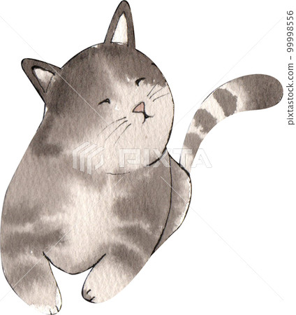 Kitten cat watercolor png element Kitten cat watercolor png element 99998556