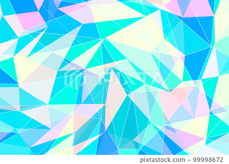 Background illustration _ triangle mosaic _ pastel color 99998672