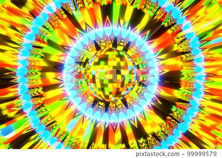 Colored disco ball abstract background. Disco ball with bright rays, night party background 3d render Colored disco ball abstract background. Disco ball with bright rays, night party background 3d render 99999579