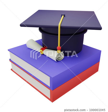 3d rendering with back to school concept 100001045