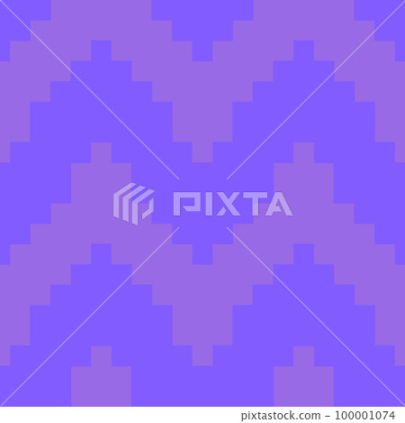 Abstract seamless chevron pattern in pixel art style. Abstract seamless chevron pattern in pixel art style. 100001074