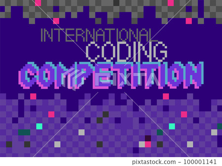 Girl steamer. Phrase written in a to fonts, including bold uppercase in a pixel art style 100001141