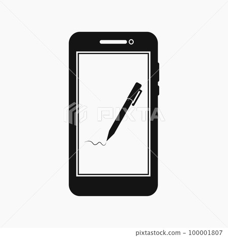 Online learning icon. Flat style vector EPS. 100001807