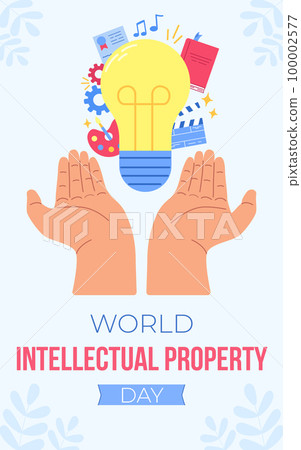 World Intellectual Property Day. Patent Rights template for background, banner, card, poster. 100002577