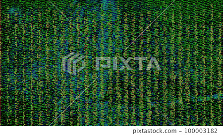 Digital glitch color noise. System distortion. Green cyan blue black grain stripes texture artifacts abstract illustration background. Digital glitch color noise. System distortion. Green cyan blue black grain stripes texture artifacts abstract illustration background. 100003182