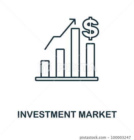 Investment Market flat icon. Colored element sign from auditors collection. Flat Investment Market icon sign for web design, infographics and more. Investment Market flat icon. Colored element sign from auditors collection. Flat Investment Market icon sign for web design, infographics and more. 100003247