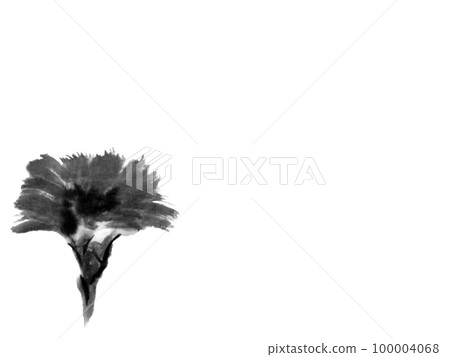 康乃馨花(水墨手繪插圖) 康乃馨花(水墨手繪插圖) 100004068