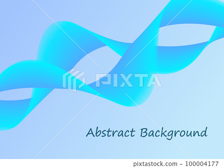 blue gradient abstract wave line, smooth pattern, communication technology cyberpunk curve concept, Internet network. 100004177