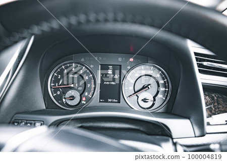 車內和停車時的車速表 100004819