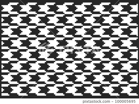 千鳥格圖案日式花紋白色帶大圓點 100005695
