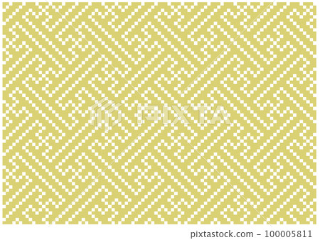 Saaya pattern with large dots, Japanese pattern, mustard color Saaya pattern with large dots, Japanese pattern, mustard color 100005811