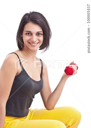 Pretty girl with a pair of shoes Pretty girl with a pair of shoes 100005837