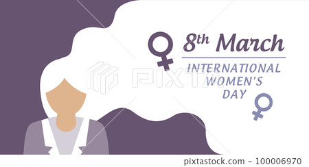 happy womens day 8th march woman with long hair happy womens day 8th march woman with long hair 100006970