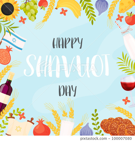 Happy Shavuot day greeting 100007080