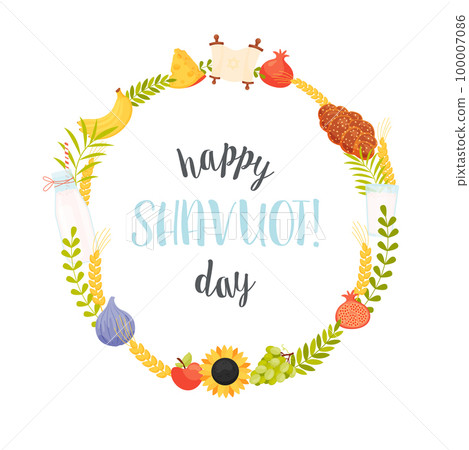 Happy Shavuot day greeting 100007086