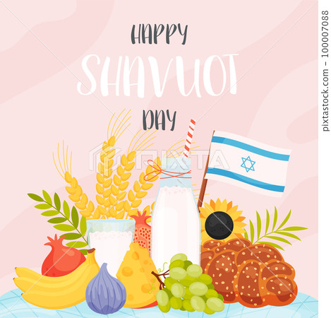 Happy Shavuot day greeting 100007088