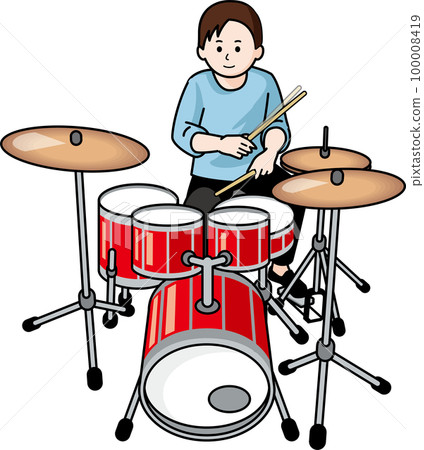 男子擊鼓 100008419