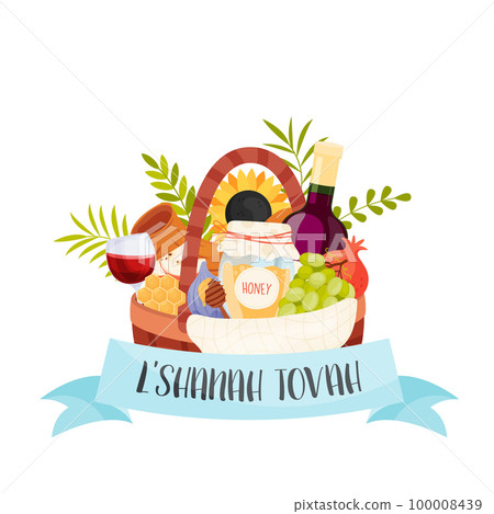 Happy Rosh Hashanah day, Shana Tova greeting  100008439