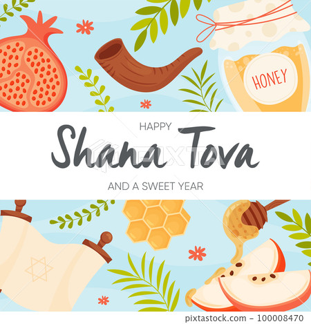 Happy Rosh Hashanah day, Shana Tova greeting  100008470
