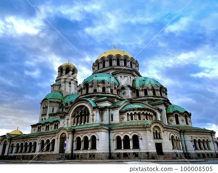 Beautiful Alexander Nevsky Cathedral in Sofia, Bulgaria Beautiful Alexander Nevsky Cathedral in Sofia, Bulgaria 100008505