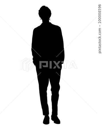Male silhouette Male silhouette 100008596