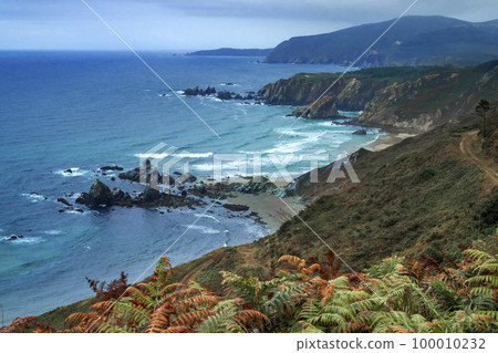 Seascape from Pena Furada Viewpoint, Ortigueira, Spain 100010232