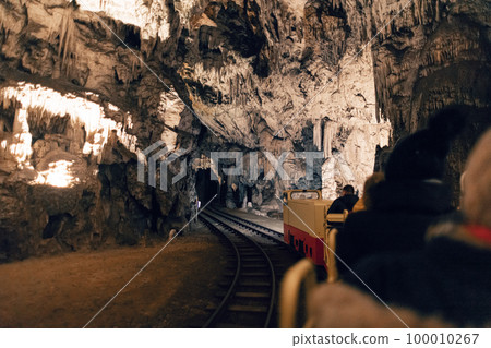 Underground tourist train Underground tourist train 100010267