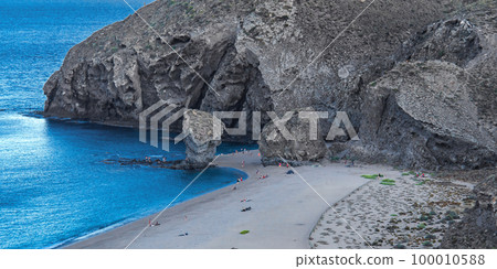 Beach of Los Muertos, Cabo de Gata-Nijar Natural Park, Spain 100010588