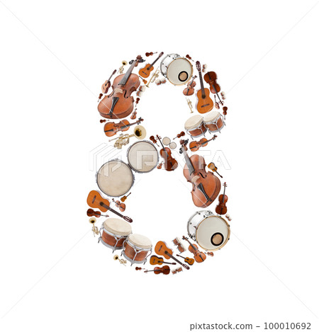 Musical instruments number Musical instruments number 100010692