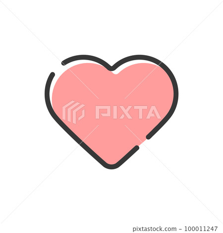 心形線條圖標-愛、喜歡、心理健康的形像素材心形線條圖標 心形線條圖標-愛、喜歡、心理健康的形像素材心形線條圖標 100011247