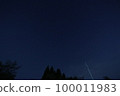 Night sky of Mt. Inaba (*Oyabe City, Toyama Prefecture) 100011983