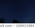 Night sky of Mt. Inaba (*Oyabe City, Toyama Prefecture) 100011984