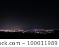 Night view of the city of Toyama (From Mt. Inaba *Oyabe City, Toyama Prefecture) 100011989