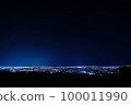 Night view of the city of Toyama (From Mt. Inaba *Oyabe City, Toyama Prefecture) 100011990
