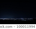 Night view of the city of Toyama (From Mt. Inaba *Oyabe City, Toyama Prefecture) 100011994