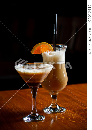 Irish coffee and coffee cocktail 100012412