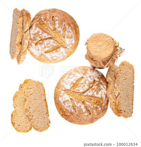 Freshly baked traditional bread 100012634