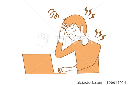 Headache, stiff shoulder, male, member of society, poor condition Headache, stiff shoulder, male, member of society, poor condition 100013024