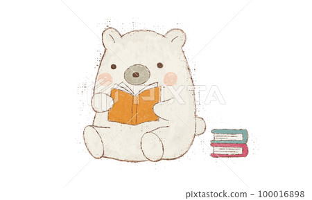 bear reading a book 100016898