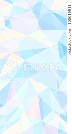 Background illustration _ triangle mosaic _ light blue 100016911